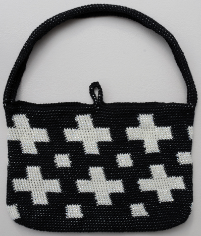 Bead Felted Tapestry Crochet Bag