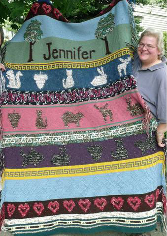 Annie crocheted this for Jennifer