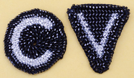 Front of CV earrings