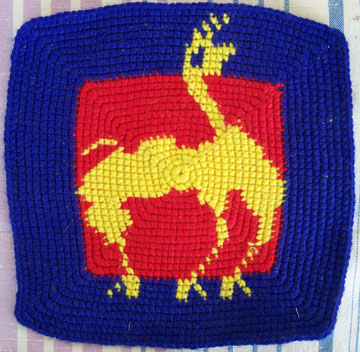 Harry’s Tapestry Crochet Llama