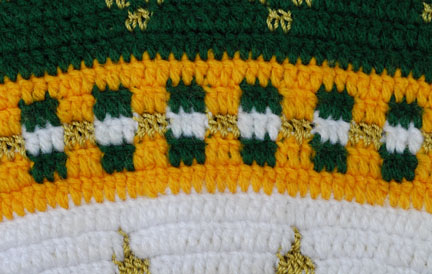 Detail of a hat from Morocco