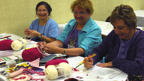 Pam Oddi, Delma Myers, and Caroline Brocato