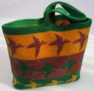 Bead Tapestry Crochet Bag