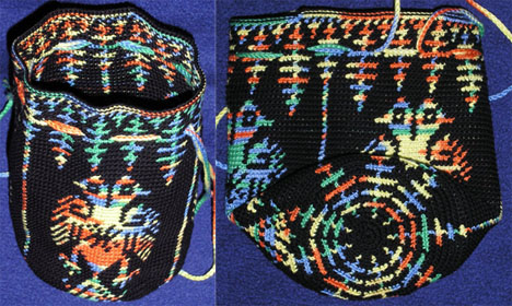 mexican crochet bag